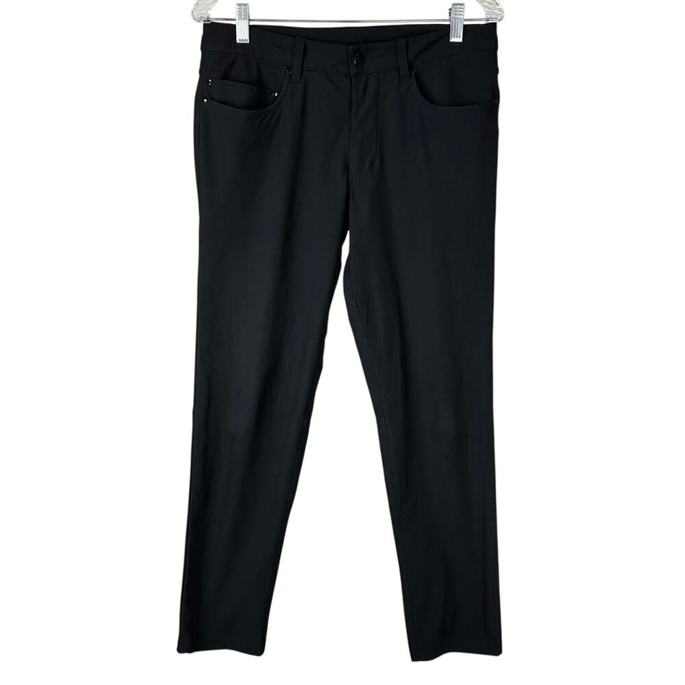 Lululemon ABC Pant Skinny Black Men's Size 30 x 27 Excellent Used Condition